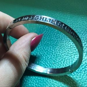 Ouija Board Silver Bracelet Hot Topic